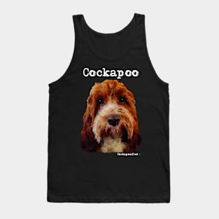 Red and White Cockapoo / Spoodle and Doodle Dog Tank Top